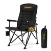 BUNKER INDUST Folding Camping Chair, Oversized with Padded Cushion, Outdoor