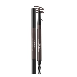 MQNY Mystrong Auto Eyebrow Pencil-Hard Powder 0.35g Eyebrow Pencil Eyebrow Makeup Powder Korean Cosmetics (#02 Gray Brown)