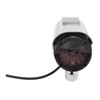 Fake Surveillance Camera Solar Powered Simulation Monitor with LED Flashing