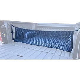 Envelope Style Trunk Mesh Cargo Net for GMC Sierra 2013-2024, Automotive Exterior Accessories - Premium Car Trunk Storage Organizers, Cargo Bed Net for Pickup Truck, Smart Vehicle Storage Organizer