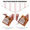 17-Key Thumb Piano Wooden Mbira Musical Instrument with Carrying Bag