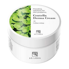Earthroha Centella Derma Cream Large Capacity 200g Centella Asiatica Extract Soothing Wrinkle Moisturizing / 어스로하 센텔라 더마 크림 대용량 200g 어성초 병풀추출물 진정 주름 보습