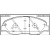 58101-2Pa70 / 581012Pa70 - Front (Disc Brake) Pad Kit For