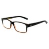 Foster Grant mens Thomson Glasses Reading Glasses, Brown/Transparent, 59 mm