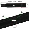 SPARES2GO Metal Blade Compatible with Qualcast RM34 MEB1234M MEB1334M MEB1434M