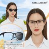 MARE AZZURO Photochromic Bifocal Reading Glasses 3.50+ Women Blue Light