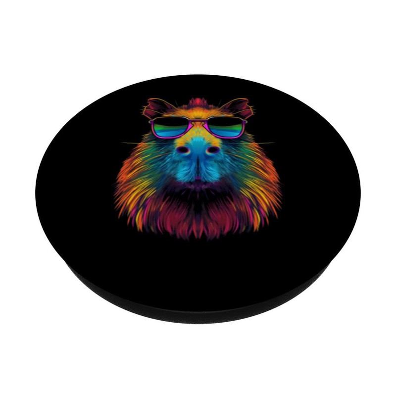 Capybara Capibara Pop Art Pop Sockets Sunglasses with Interchangeable PopGrip