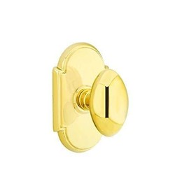 Emtek Privacy Set, Style 8 Rosette, Egg Knob, Oil Rubbed Bronze US10B