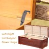 Aracombie Spring Lid Support Hinge, 2Pcs Left Right Lid Support