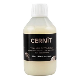 Cernit CE3050250001C - Bottle Water Based Varnish, Highly Resistant, 250 ml, Ideal for Painting, DIY and Craft Projects, Matt Transparent, Pack of 1