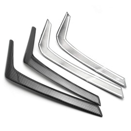 Xotic Tech Inner Door Pull Handle Armrest Grab Strip Cover Trim, Carbon Fiber Pattern, Compatible with Toyota RAV4 2013-2018