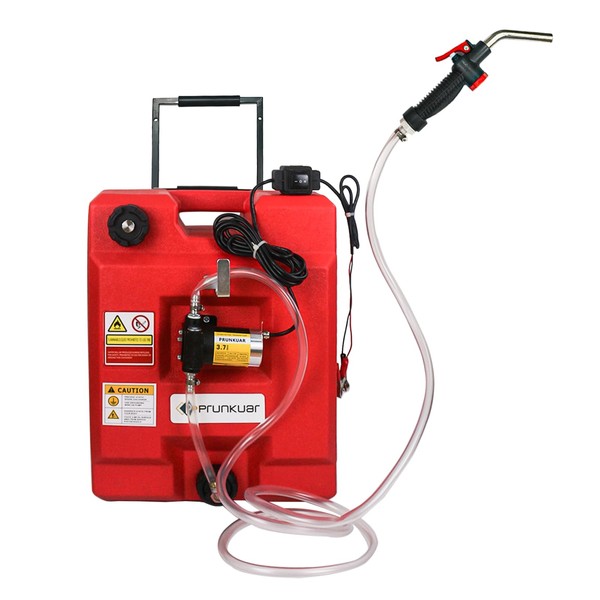 12.5 Gallon Portable Fuel Caddy Gas Storage Tank Container with