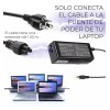 EGTMA Kit De 5 Cables De Corriente Para Laptop Trifasico