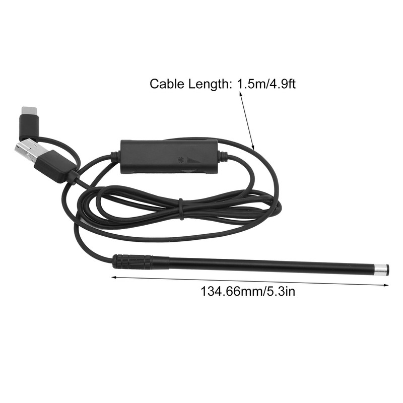 3 in 1 5.5mm Endoscope Set 1.3MP High Definition Visual