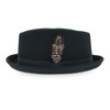 Belfry Crushable Porkpie Fedora Hat Men's Vintage Style 100% Pure