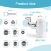 HJIAMA Tap Aerator Silver Breeze Jet Brass Extension Tap Plastic