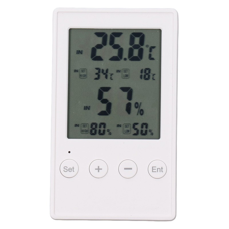 Humidity and Temperature Monitor Multifunctional Digital Hygrometer Thermometer with Probe