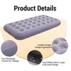 Onirii Twin Size Single Air Mattress Inflatable Bed with Air