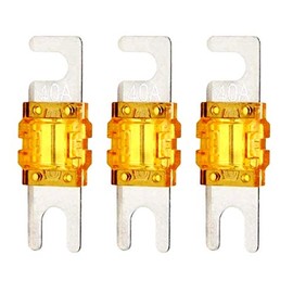 Mini ANL 40 Amp Fuse For Automotive Marine Audio Video System Electronics Fuse 3 Pack (40A)