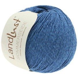 LANA GROSSA Landlust Summer Silk, Fine & Light Cotton Silk Yarn, Hand Knitting Yarn Made of 50% Silk & 50% Cotton, 50 g Wool for Knitting & Crocheting, 170 m Yarn