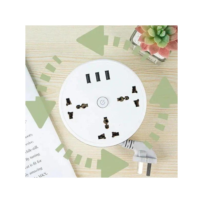 Global Multi-Device Power Strip - Size: US