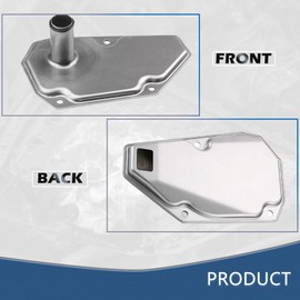 RE0F11A / JF015E CVT 7 Automatic Transmission Oil Filter kit Fits for CUBE JUKE SENTRA SPARK VERSA VERSA NOTE Replaces# 31726-3JX0A & 31728-3JX0A