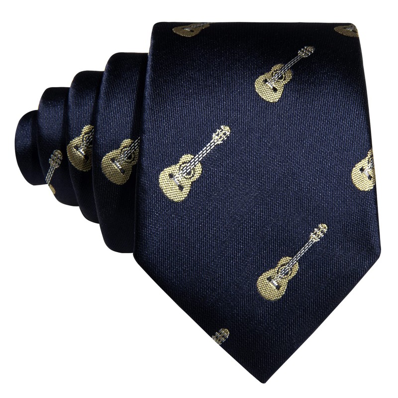 Barry.Wang Corbata para niño de seda regular, diseño de rayas
