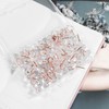 Zhtulck Clear Push Pins for Pinboard, 100 Pcs Drawing Pins