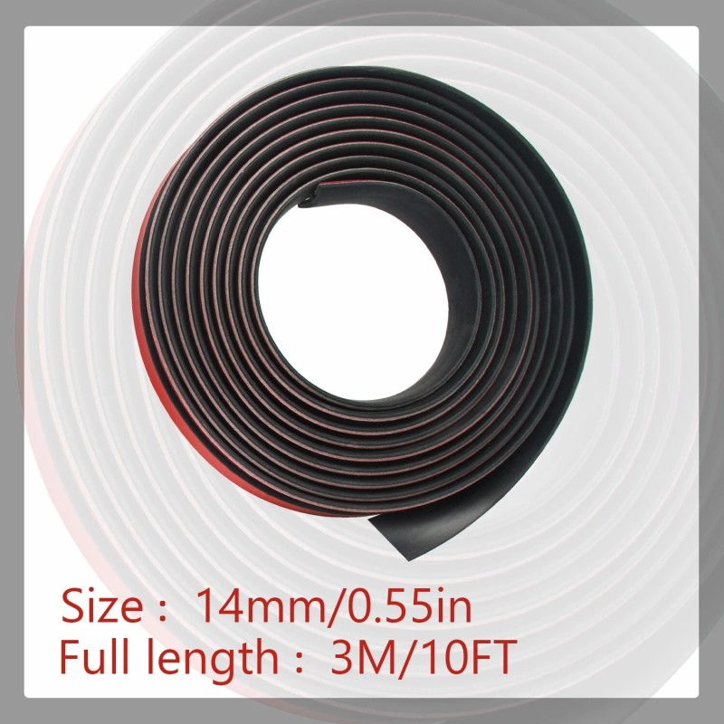 DONWELL 10FT Toyota Windscreen Molding - Universal Rubber Seal Trim