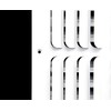 6"w x 6"h 3-Way Fixed Curved Blade AIR Supply Diffuser