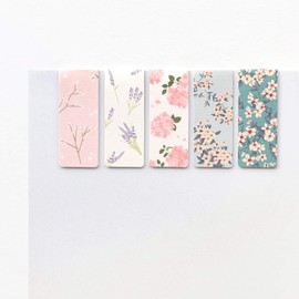 Monolike Magnetic Bookmarks Floral, Set of 5