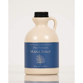 Mansfield Maple Pure Vermont Maple Syrup in Plastic Jug Golden Delicate (Vermont Fancy), Quart