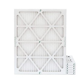 Glasfloss 21-1/2 x 23-5/16 x 1 MERV 10 Pleated Air Filters Box of 6. Replacement filters for Carrier, Payne, & Bryant.