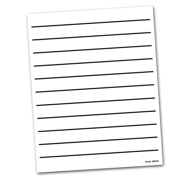 Bold Line Writing Paper with Large 0.875-in. Spaces