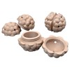Set of 3 Truffles for Dog Training Made of Wood,