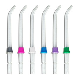 6 Pcs Water Flosser Heads Compatible with Waterpik, Replacement Heads, Flosser Replacement Tips Parts, Refill Heads for Oral Irrigator Dental Flosser Wp100 Wp250 Wp300 Wp450 Wp660 Wp900