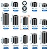 SWTYExt Pack of 100 Round Spacers ABS Nylon Washers M4-7