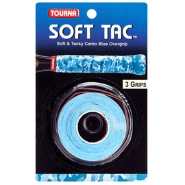 Tourna Soft Tac Blue Camo Overgrip for Tennis and Pickleball