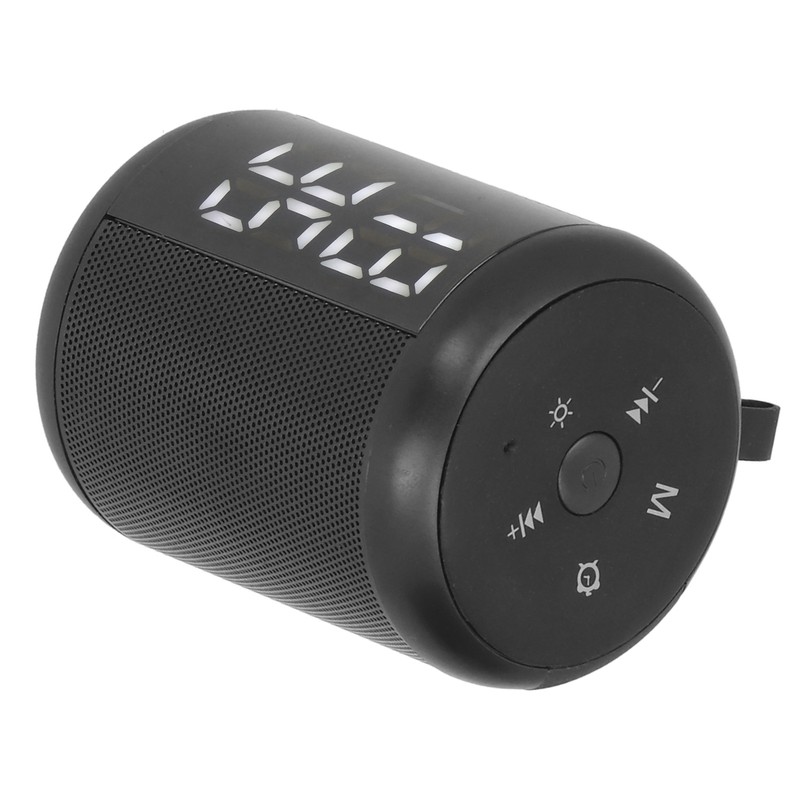 Bluetooth Speaker Alarm Clock Multifunctional Dual Alarm Clock LED Screen