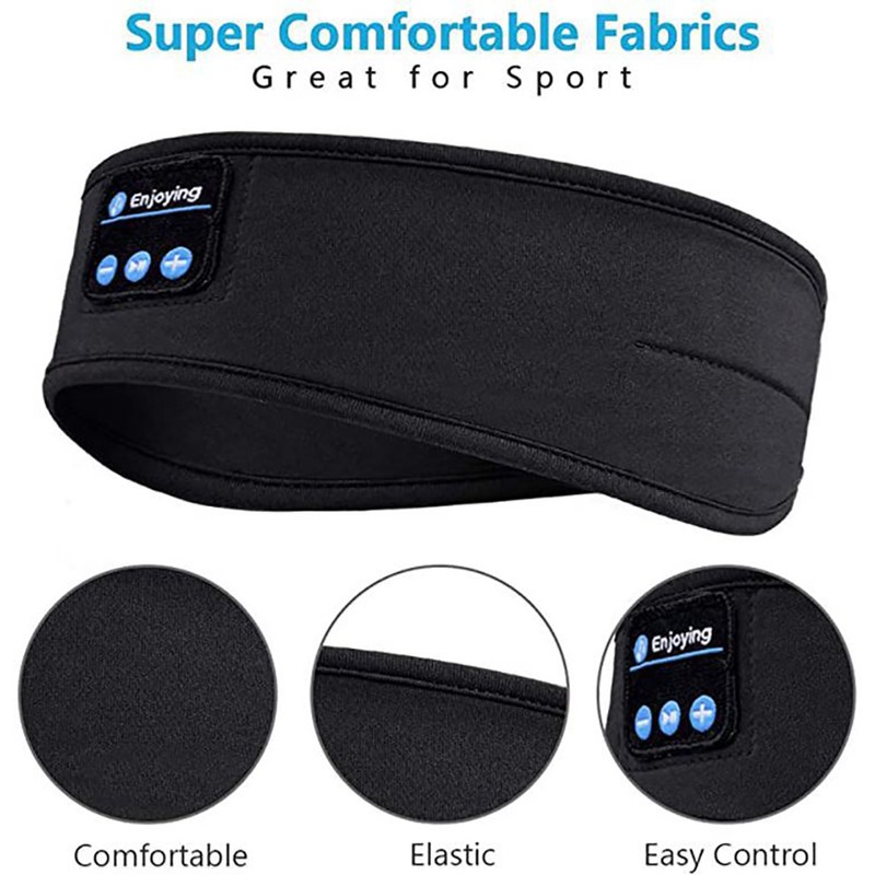Sleep Headphones BT Headband Soft Sleeping Wireless Music Sport Headbands