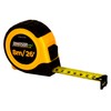 Johnson Level & Tool 1828-0026 Metric/Inch Power Tape, 8m/26', Black/Yellow,