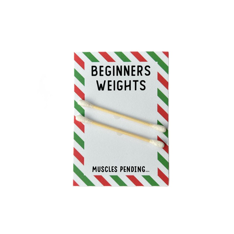 Beginners weights gift | Joke birthday gift | Joke weightlifting