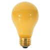 Satco S3859 40 Watt A19 Incandesent Yellow Bug Light Bulb
