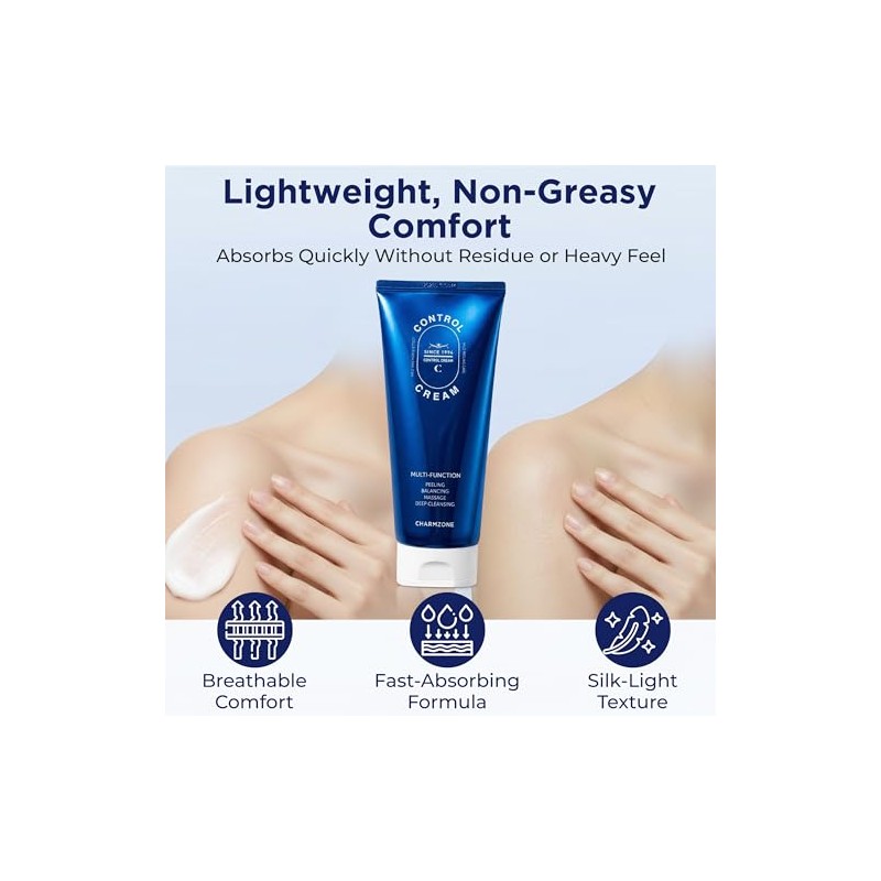 CHARMZONE Crema Control [Nueva Versión] – Crema Exfoliante Coreana Para