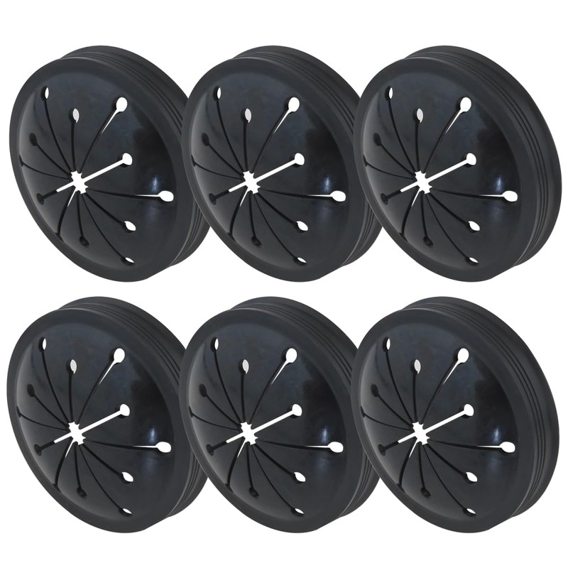 WELURE Garbage Disposal Rubber Drain Insert, 6x Garbage Disposal Cover,