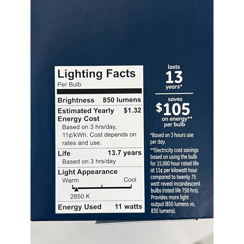GE CASE OF 12 GE Reveal A21 E26 (Medium) LED