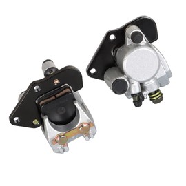 Front Left Right Brake Calipers W/Pads Replacement for Kawasaki Prairie 360 2003-2013