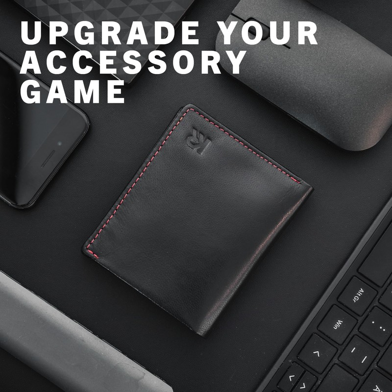 Kronify Rfid Slim Wallet with Change Compartment - TÜV Tested