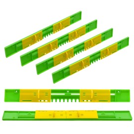 ZGFRTAY Beehive Entrance Reducer 6 Pack Plastic Mouse Guard for Beehive Beehive Sliding Mouse Guards 10 Frame Adjustable Beehive Entrance Gate Beekeeping Supplies Gadget Equipment for Year Around