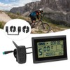 24V-36V-48V LCD Display E‑Bike Digital Meterm, Bike Conversion KT‑LCD3U Horizontal